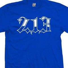 213 Area Code Shirt | All Sizes and Colors Avail