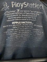 PlayStation T Shirt Button Logos Ripple Junction Blue Men’s 3XL SEE PICS