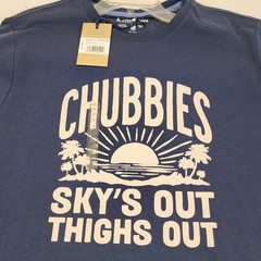 Chubbies T-Shirt Men’s XL The No Brainer Non Pocket Graphic Blue New Shirt Tags