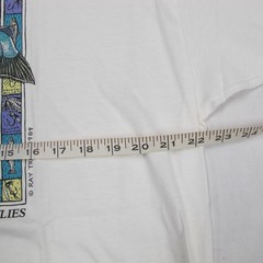 Vintage Ray Troll Shirt Mens XL White Fishing Nature Outdoor Art Tee 80s