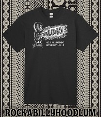 Retro Tiki Art Tee T Shirt Mug Bar Restaurant The Luau Beverly Hills CA Rodeo