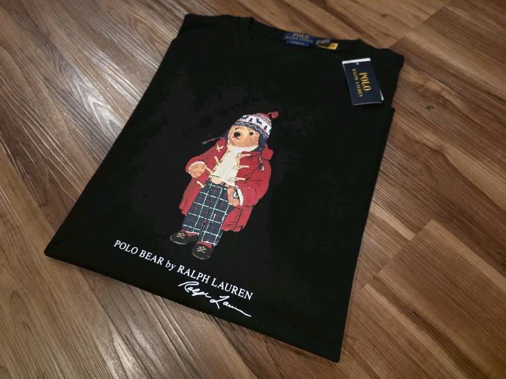 Polo Ralph Lauren Polo Bear Holiday Jersey T-shirt- Size XL Classic Fit
