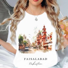 Faisalabad Pakistan Unisex Shirt Travel Gift Pakistan Trip Lover Souvenir Tee