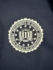 “FBI ACADEMY QUANTICO” Navy Blue Long Sleeve T-Shirt – Size M – New With Tags!