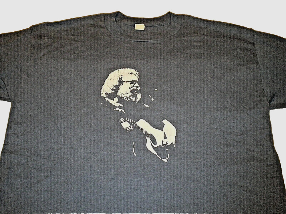 THANK YOU JERRY GARCIA~ Grateful Dead Tribute~ USA Vtg Single Stitch (L) T-SHIRT