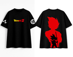 Unisex Anime Dragon Graphic Printed Oversized Cotton T-Shirt Summer Streetwear