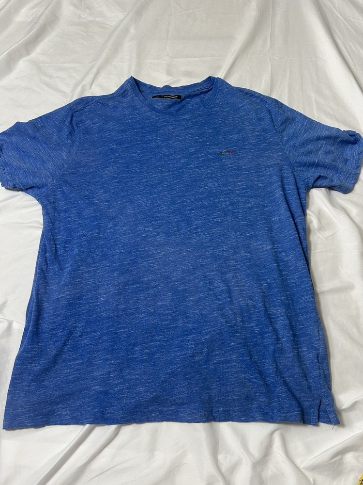 Greg Norman Men’s Short Sleeve T-Shirt Size Large Blue
