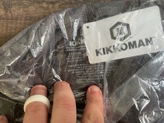 Official KIKKOMAN SOY SAUCE T-Shirt Grey Men’s XL Soft T-Shirt, X-Large, NEW!