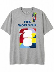 FIFA Official Licensed World Cup 2026 Men Graphic T- Shirt Grey Size X-Large
