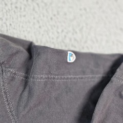 Kuhl Shirt Mens Medium Gray Wildfibre Organic Cotton Long Sleeve Tee Tagless