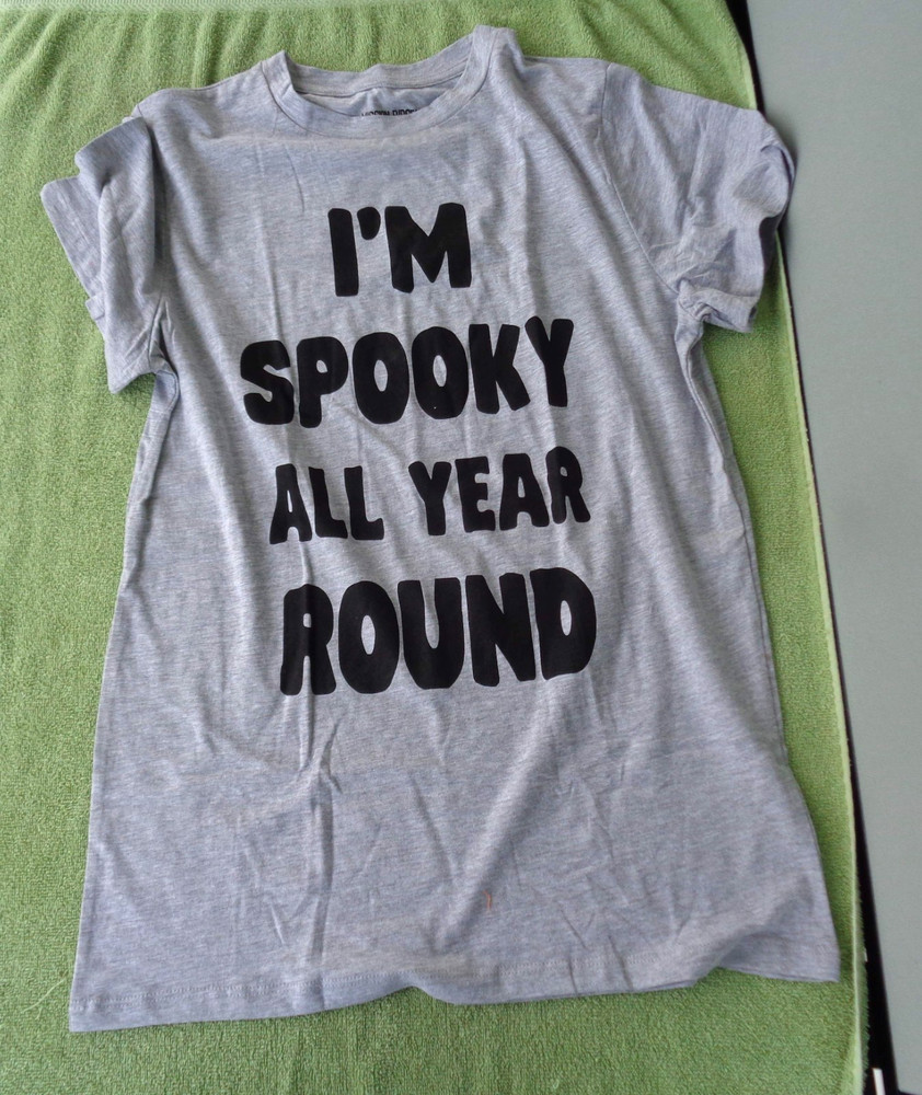 Mission Ridge Men’s Halloween T-Shirt- I’m Spooky All Year Round- Size S- NEW