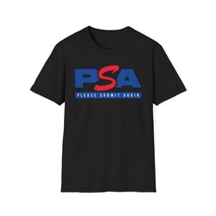 PSA Please Submit Again T Shirt | Funny Sports Card Collector Parody Hobby Tee