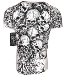 Xtreme Couture by Affliction Men’s T-Shirt ACCUSER Skull Biker