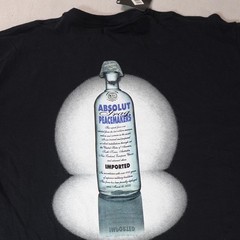 Absolut Iraq Peacemakers Shirt Mens XL Black Military Vodka Graphic Funny Tee T