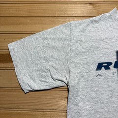 Vintage 90s Russell Athletic Big Logo Sportswear Graphic Heather Shirt USA Large