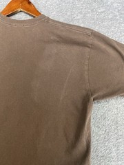 SEE PICS Jimi Hendrix Gold Foil Graphic Tshirt Guitar Brown Mens Large Tee Shirt