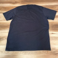 Lands End Super-T Mens XL Tall Black Short Sleeve Pocket T-Shirt 100% Cotton