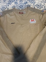 Bulwark Shirt Mens XL-LN Tan FR Flame Resistant Henley Work Long Sleeve Stretch