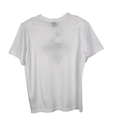 Spyder Graphic T-Shirt Men Short Sleeve Crew Neck Stretch White Large