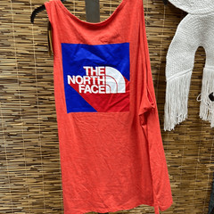 The North Face Men S Americana Tri-Blend Tank Horizon Red Heather-2XL