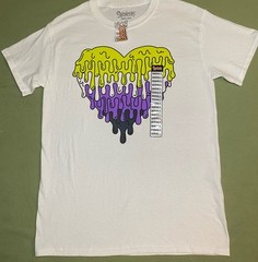 Spencers Non Binary Dripping Heart T-shirt Size Small NWT