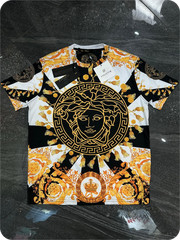 Men’s Versace Floral Print T-Shirt Short Sleeve Size 2XL