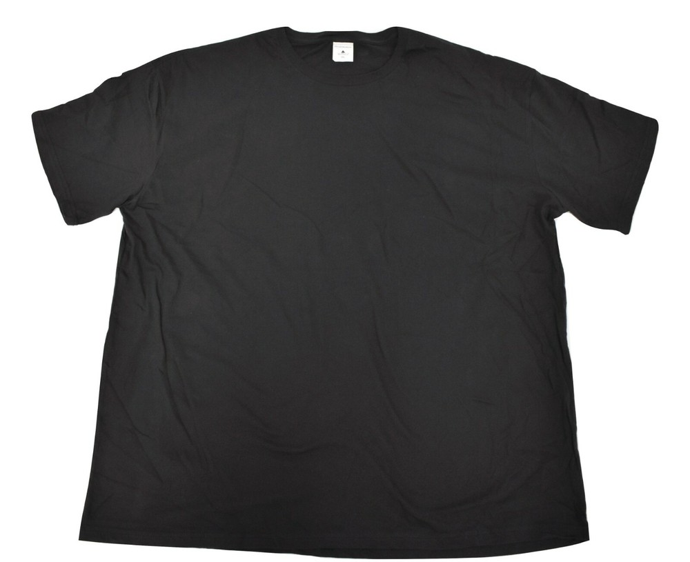 Quail Hollow Mens 100% Combed Cotton Black Tee Shirt New 3XL
