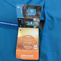 NEW Columbia PFG Shirt Wild Cast Sun Shirt UPF Omni-Shade Blue Mens Size SMALL