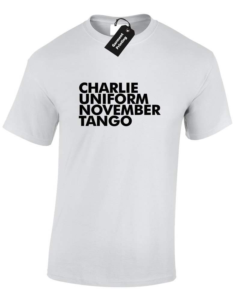 Charlie Uniform Funny Rude Design Joke Comedy Gift Unisex T-Shirt