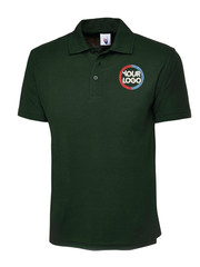 Custom Embroidered Polo Shirt Uneek UC101 Personalised Workwear Poloshirt T