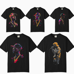 Modern Hip Hop Art Graphic Tee, Comfort Colors T Shirt, Unisex Streetwear Tee