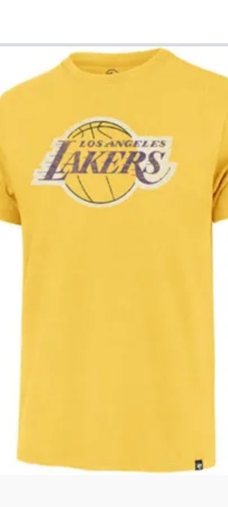 NWT Los Angeles Lakers Tri Blend Scrum Distressed 47′ Brand Shirt Mens XL