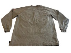 Ariat FR Shirt Mens XL Gray Fire Resistant Henley Work Wear Long Sleeve