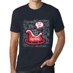 Men’s Graphic T-Shirt Ho Ho Ho Merry Christmas From Haiphong Eco-Friendly