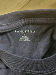 Lands End Tshirt Mens Size Large(42-44)