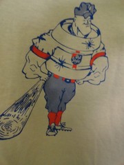 Old Style Beer baseball player kegger large Gildan T-shirt tee shirt L unisex