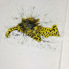 Vans Vault x Ralph Steadman Leopard T-shirt Mens M Organic Cotton WildAid