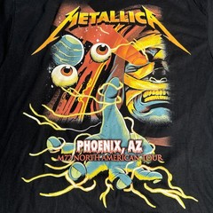 2023 Official Metallica Phoenix Shirt Sz L State Farm Stadium Arizona Tour AZ