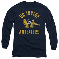 UC Irvine Adult Long Sleeve T-Shirt Anteaters Logo, Navy, S-3XL