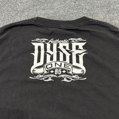 Dyse One T-Shirt Mens Size 4XL Black Graphic Chicano Streetwear Lowrider Skull