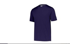 Russell Athletics Essential 60/40 Performance Short Sleeve Shirt Purple Medium