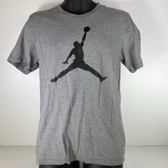 Nike Air Jordan Graphic T-Shirt CJ0921-091 Mens M Grey/Black 50/68