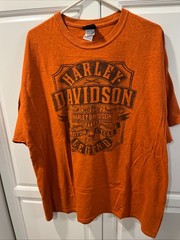 Harley Davidson T-Shirt Chesapeake Burnt Orange 2XL Free shipping