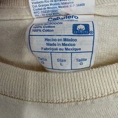 Yazbek Graphic T-Shirt Mens Large Cream Cancun Mexico Mayan Pyramid Cotton Tee
