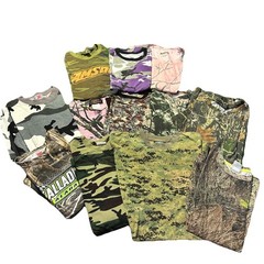 VTG Realtree Mossy Oak Camouflage T-Shirt Men’s Mixed Size Lot of 12 Hunting 90s