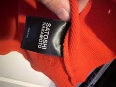 Satoshi Nakamoto Logo Thermal With studs Red Size XXL