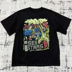 I See Stars end of the world party T-shirt Cotton Tee Shirt Size S-4XL UR975