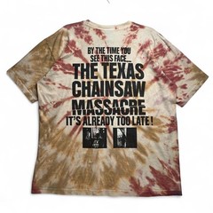 Online Ceramics x Texas Chainsaw Massacre Hand Tie Dye Boxy Tee Size L