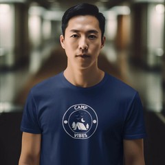 Camping Mood Printed Classic Fit Round Neck T-Shirt – Unisex Casual Wear Tee