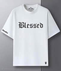 Sebashley Blessed T-shirt 100% Thick Cotton in Various Sizes High Quality